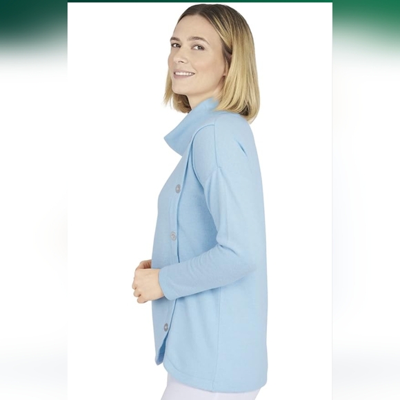 NWT Ruby Rd Fireside Fleece Cozy Cowl Neck Sweater Soft Warm & Fuzzy HOLIDAY - Picture 9 of 10